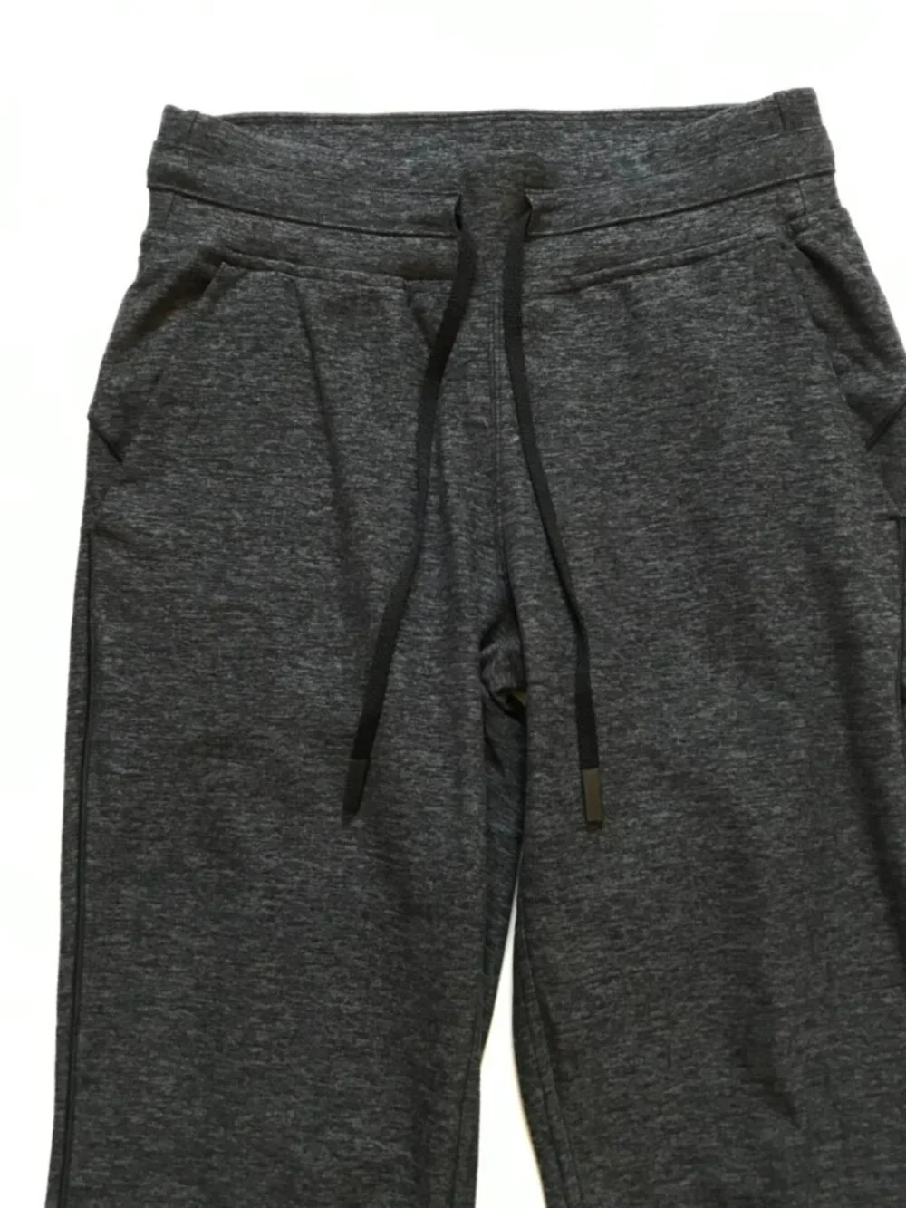 Lululemon Ready to Rulu Joggers Sweatpants Pants Womens 6 Black Gray Cuffed